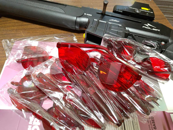 CIVIL WAR Movie Style Red Glasses -BUY 2 GET 1 FREE- Amear Red Sunglasses Int Shipping 🚚💨