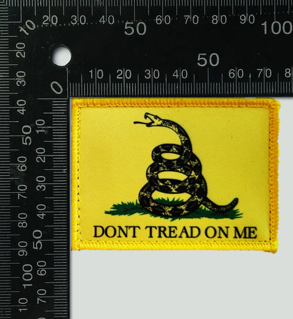 Gadsden Flag "DONT TREAD ON ME" Velcro Patch x2 Value Pack - FREE SHIP