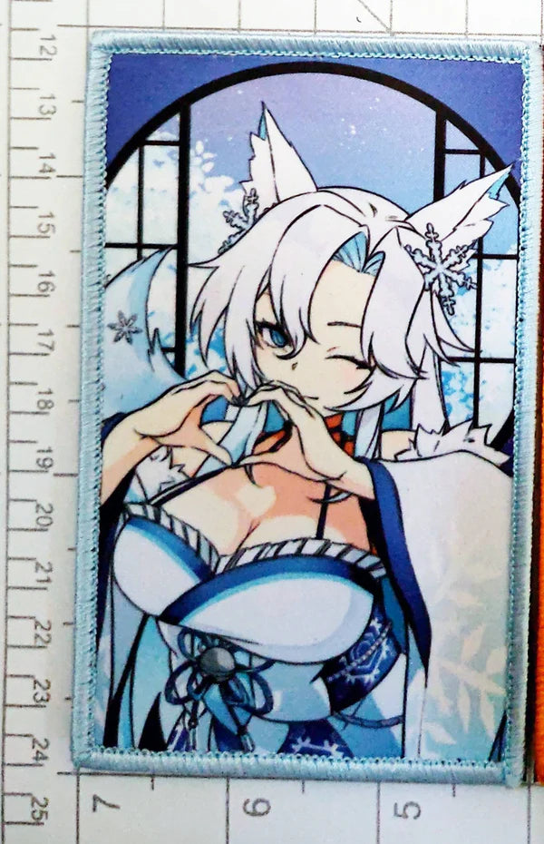Smug Alana Morale Patch, ice & fire duo velcro patch set