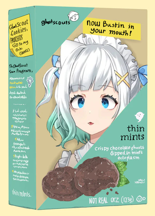 Maid Mint Fantome Mint Slices Cookie Box / Ammo Organiser / Cereal Box