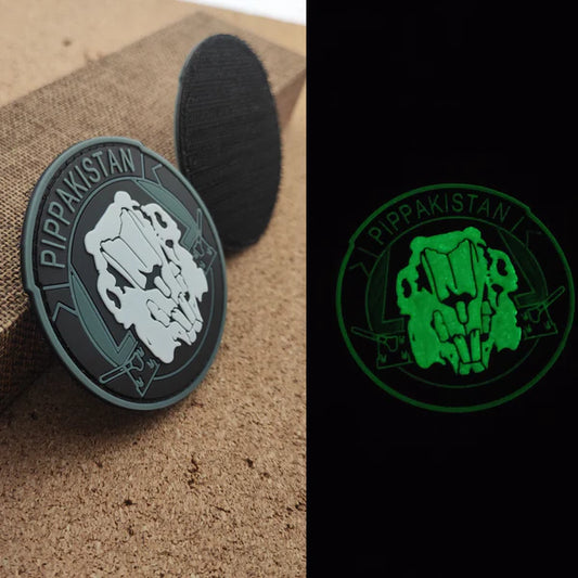 NEW Pippakistan Combat Patch (Glow in the dark PVC + Velcro)